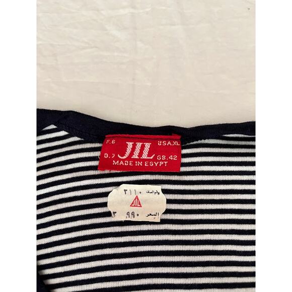 NWT JIL Egypt Navy Blue Stripe Tank Size XL - Picture 4 of 6